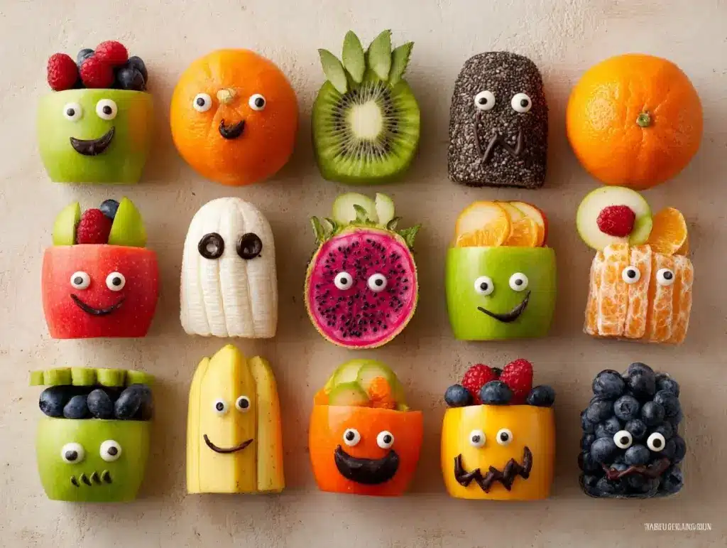spooky fruit snacks - featured image