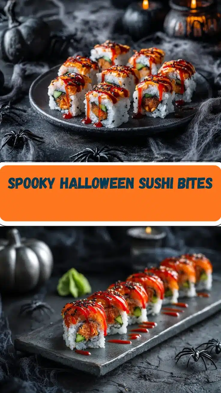 spooky Halloween sushi recipe