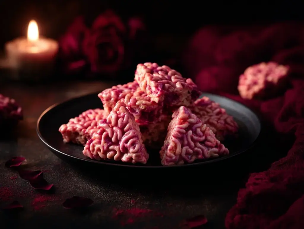 spooky rice krispies brains - featured image
