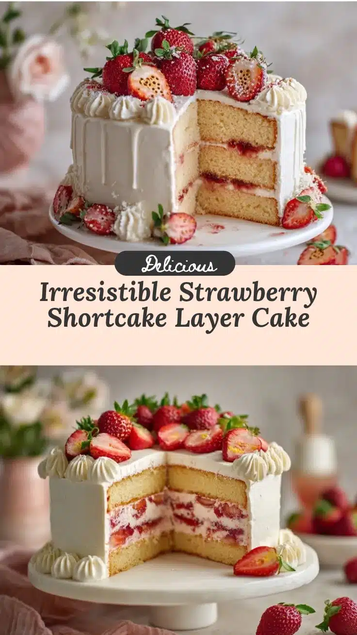 Strawberry Shortcake Layer Cake recipe