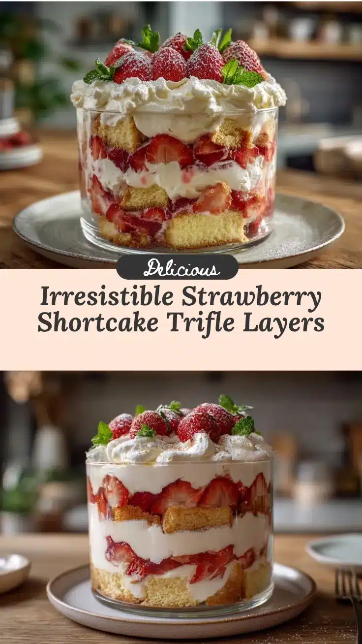 strawberry shortcake trifle recipe