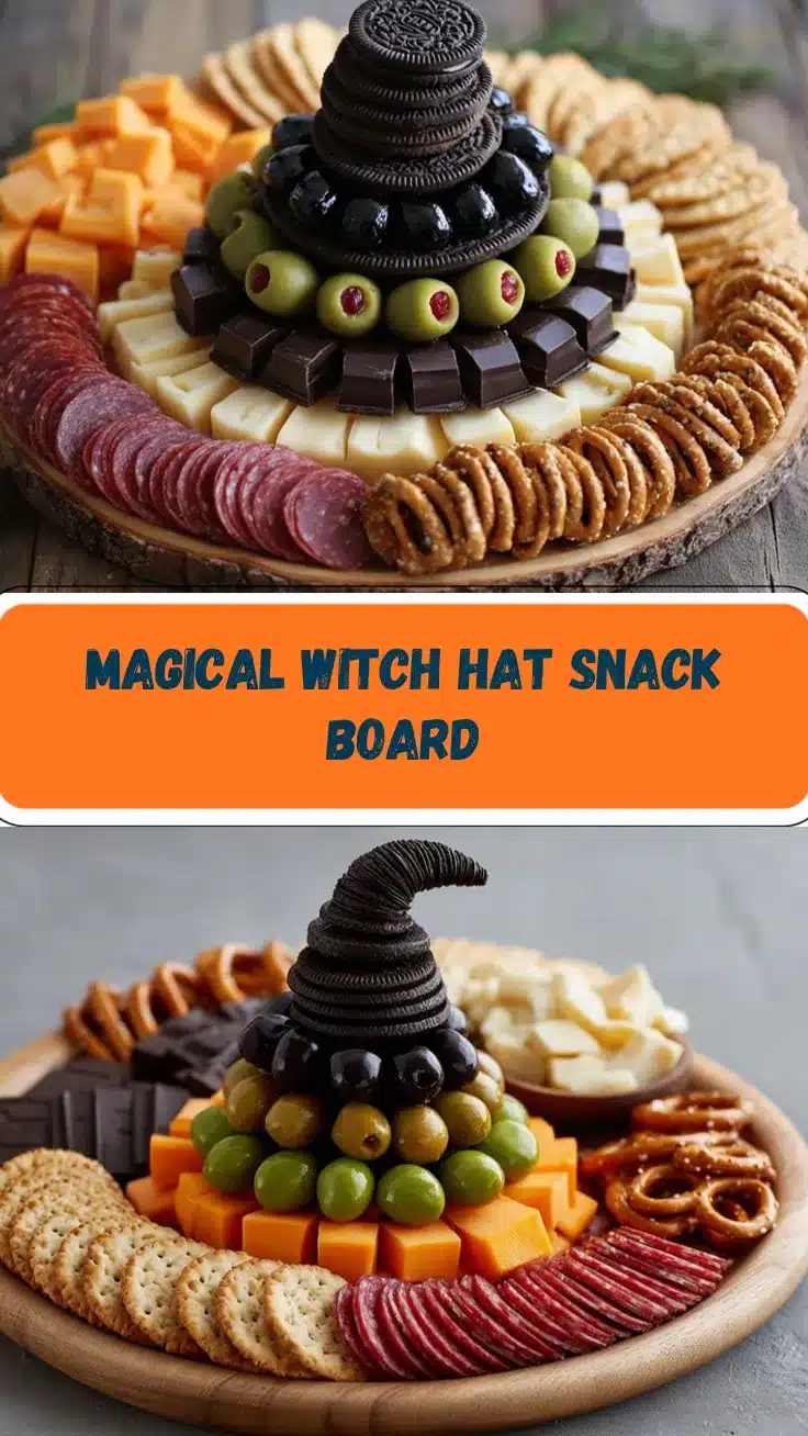 witch hat snack board recipe