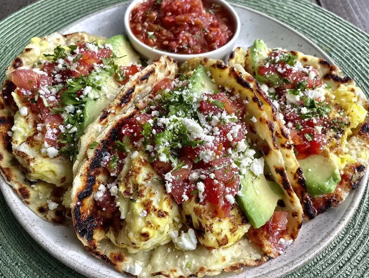 avocado egg breakfast tacos preparation steps