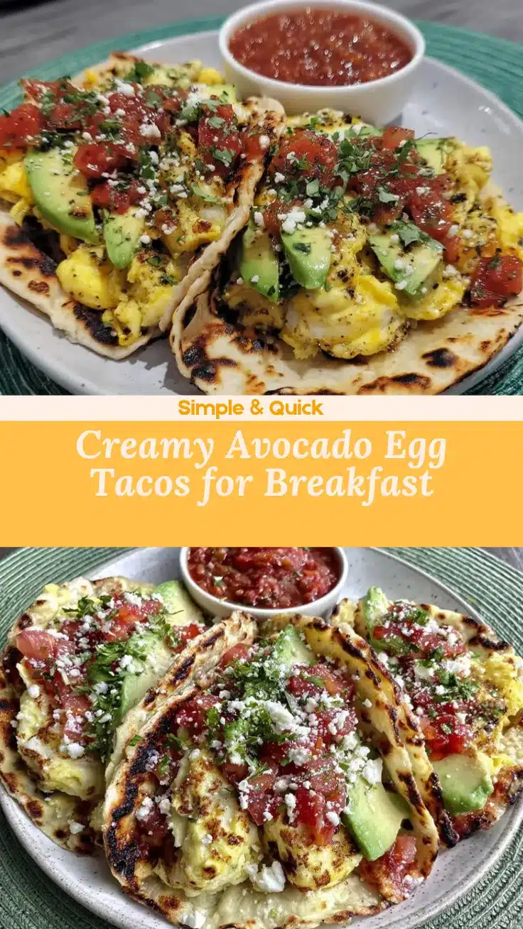 avocado egg breakfast tacos recipe