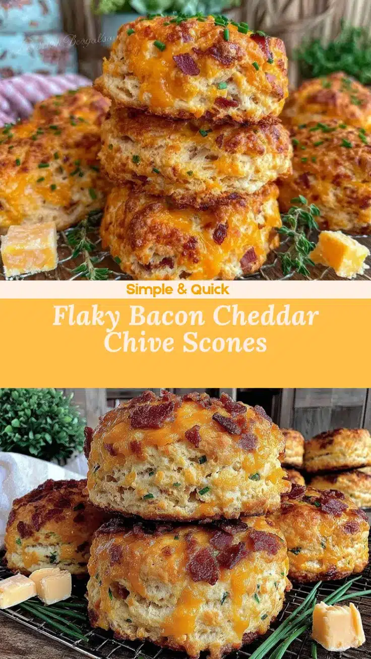bacon cheddar chive scones recipe