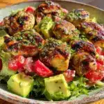 balsamic chicken salad - featured image