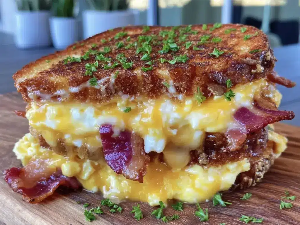 breakfast grilled cheese - featured image
