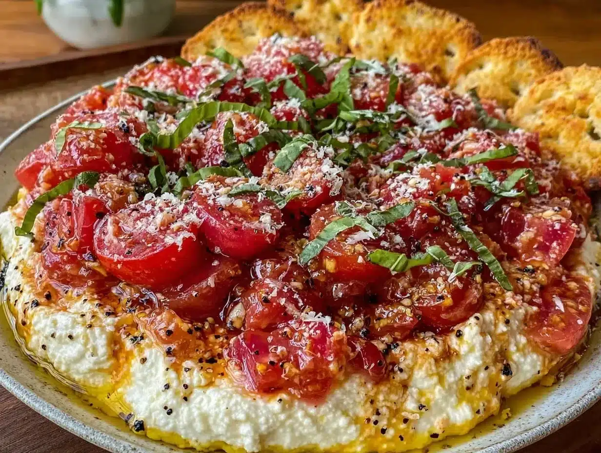 bruschetta dip preparation steps