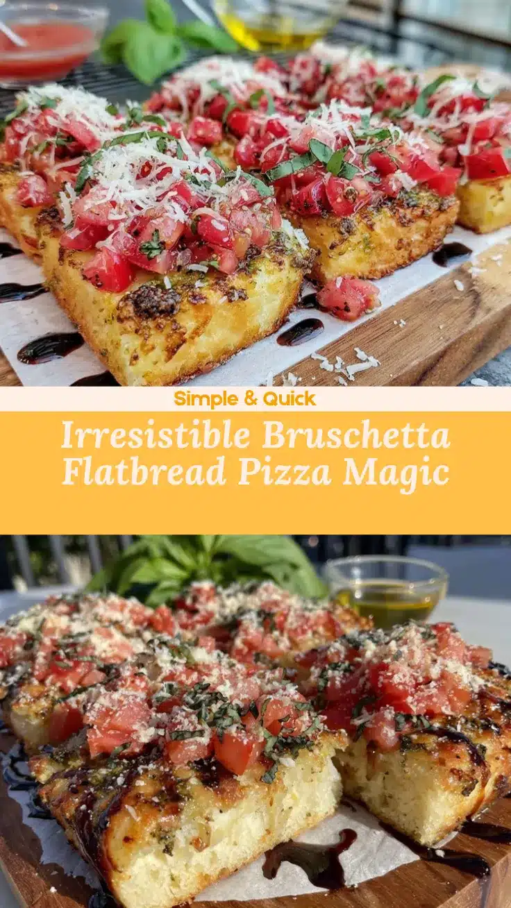 bruschetta flatbread pizza recipe