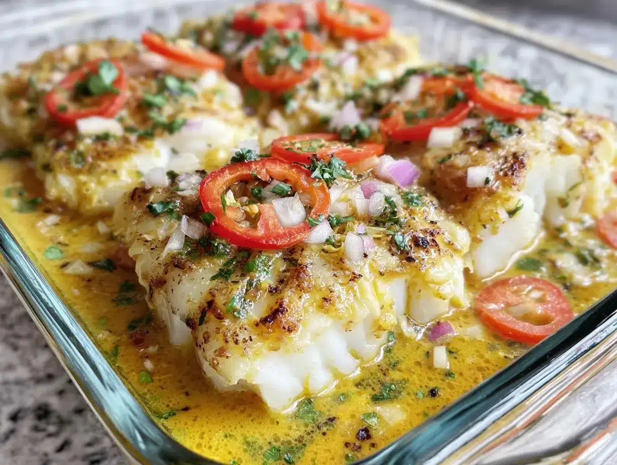 coconut curry baked cod preparation steps