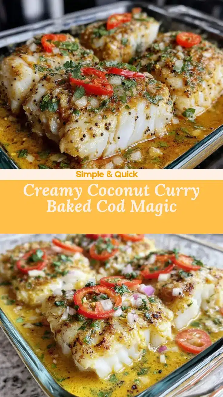 coconut curry baked cod recipe