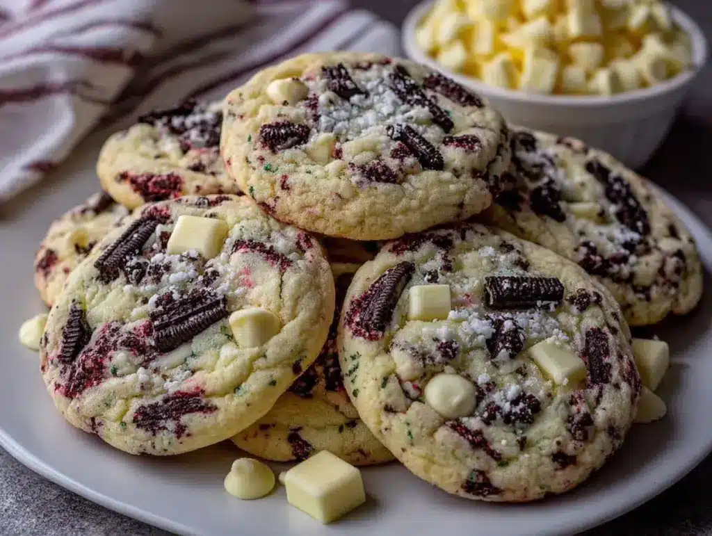 cookies and cream cookies - featured image