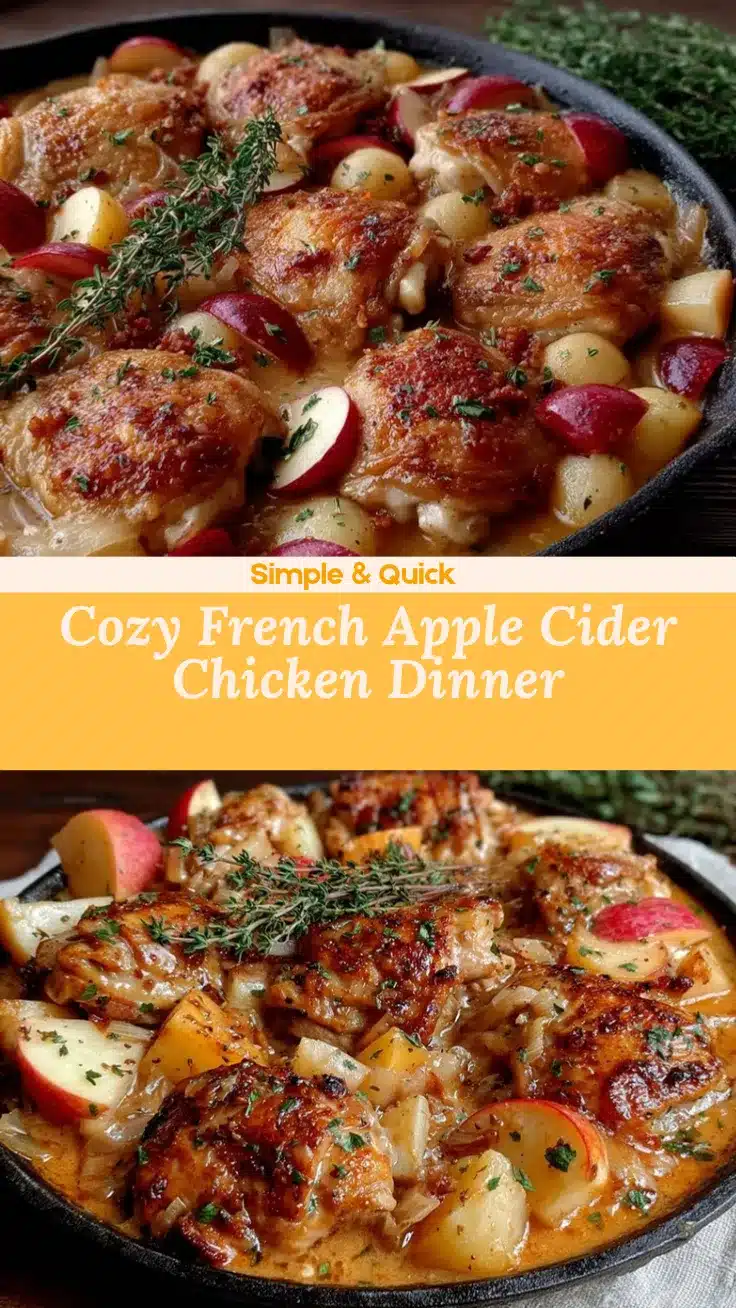 creamy apple cider chicken recipe
