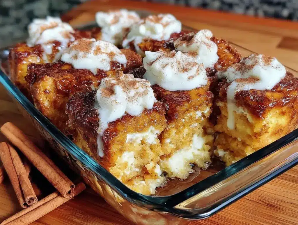 creamy cottage cheese pumpkin bake - featured image
