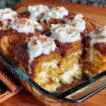 creamy cottage cheese pumpkin bake - featured image
