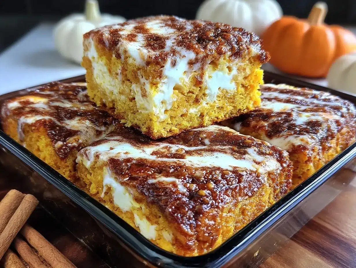 creamy cottage cheese pumpkin bake preparation steps