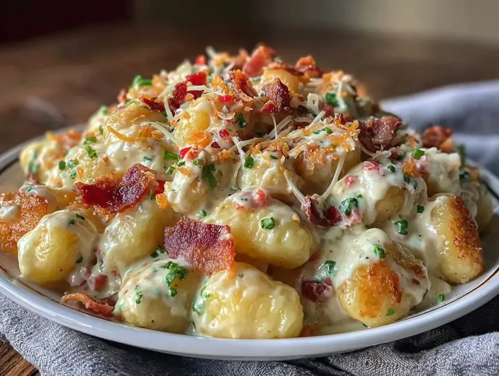 Creamy Crack Chicken Gnocchi - featured image