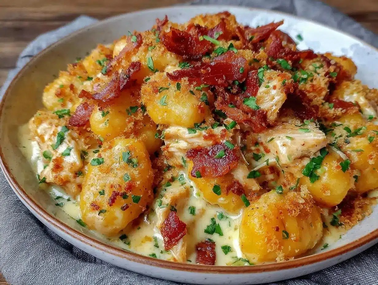 Creamy Crack Chicken Gnocchi preparation steps