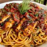 Creamy Monterey Chicken Spaghetti - featured image