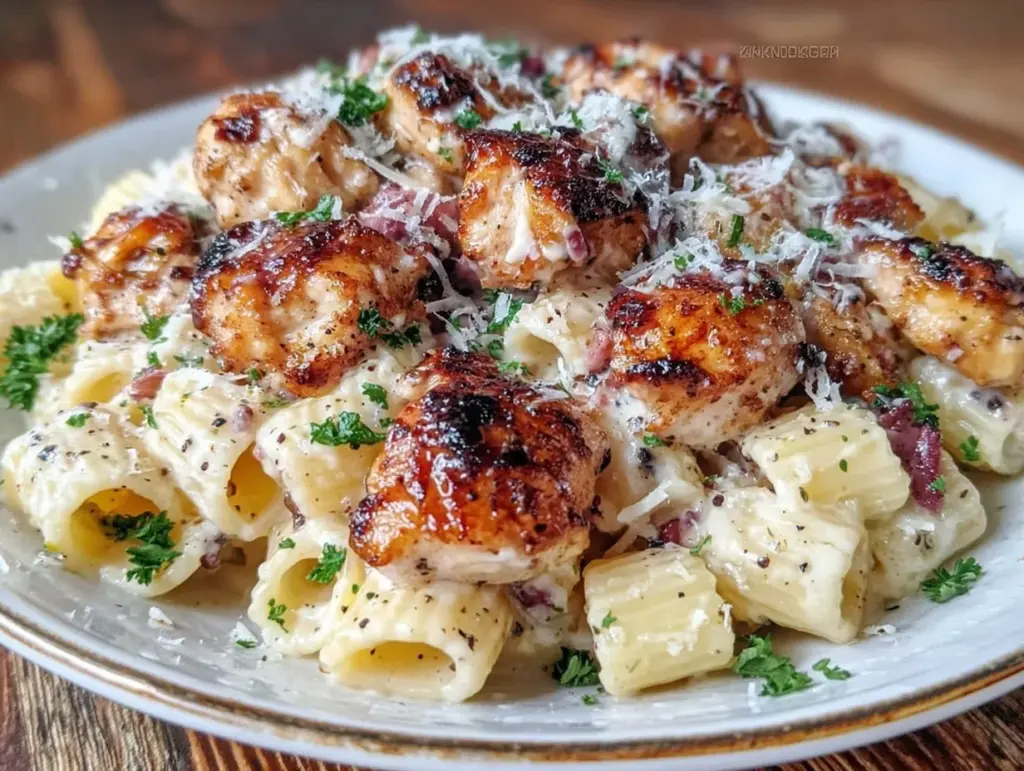 Creamy Parmesan Chicken Rigatoni - featured image