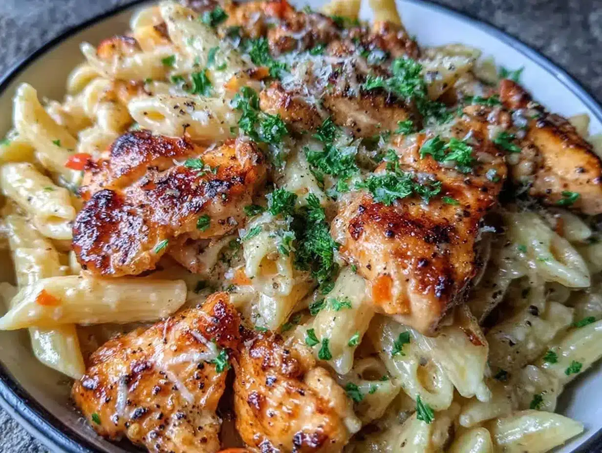 creamy ricotta chicken pasta preparation steps