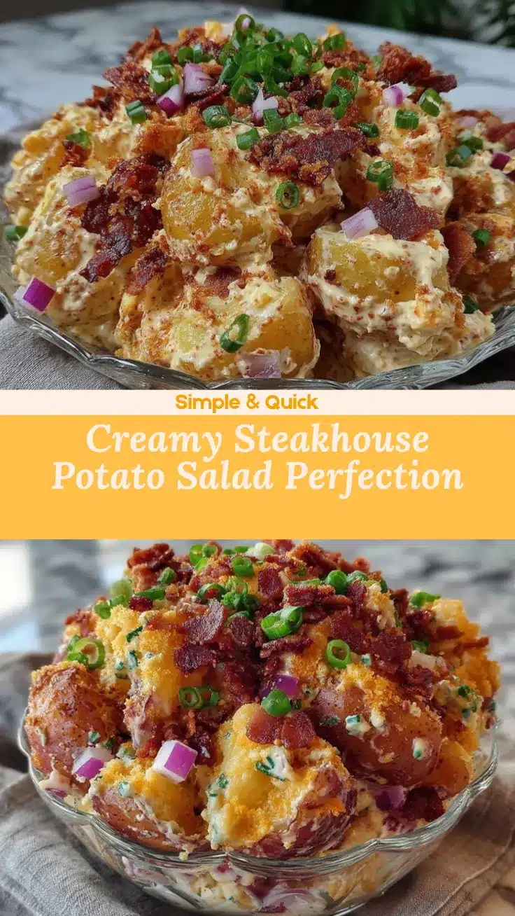creamy steakhouse potato salad recipe