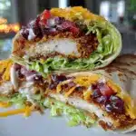 crispy chicken ranch wraps - featured image