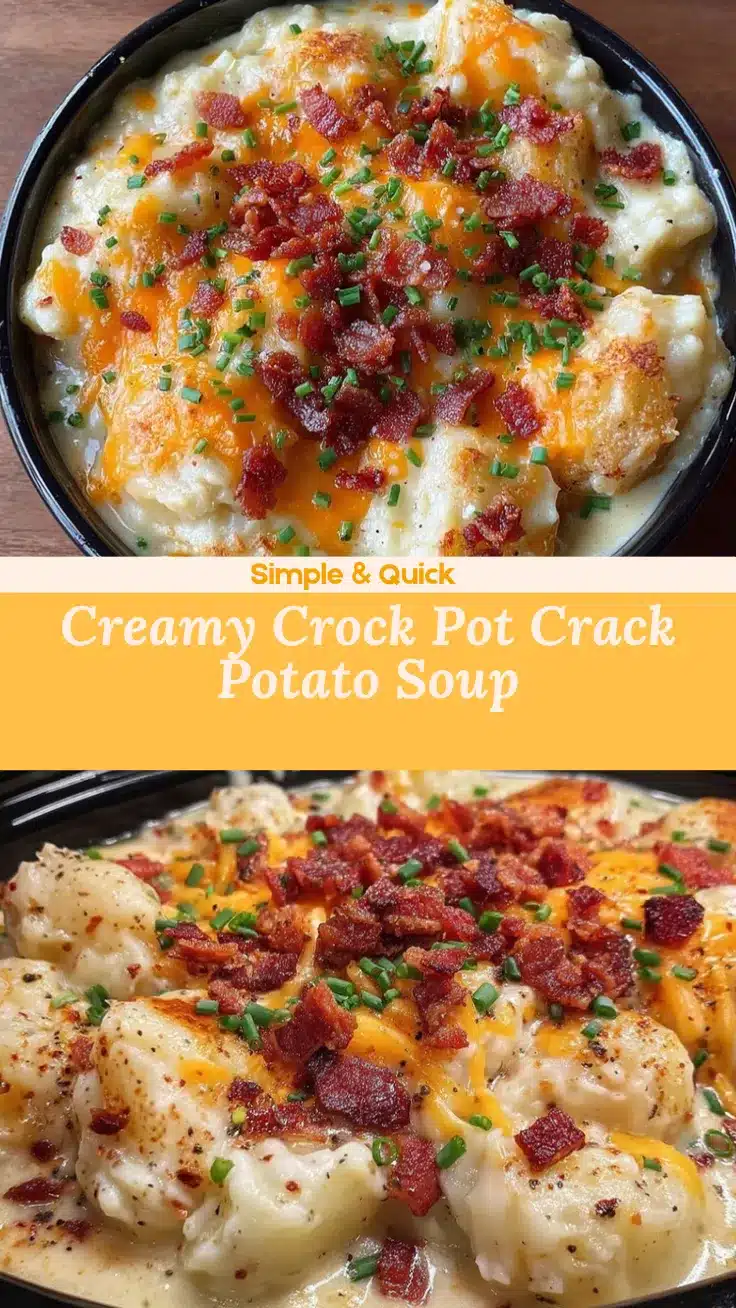 crock pot crack potato soup recipe