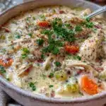 crockpot chicken wild rice soup - featured image