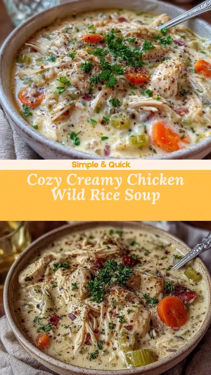 crockpot chicken wild rice soup recipe