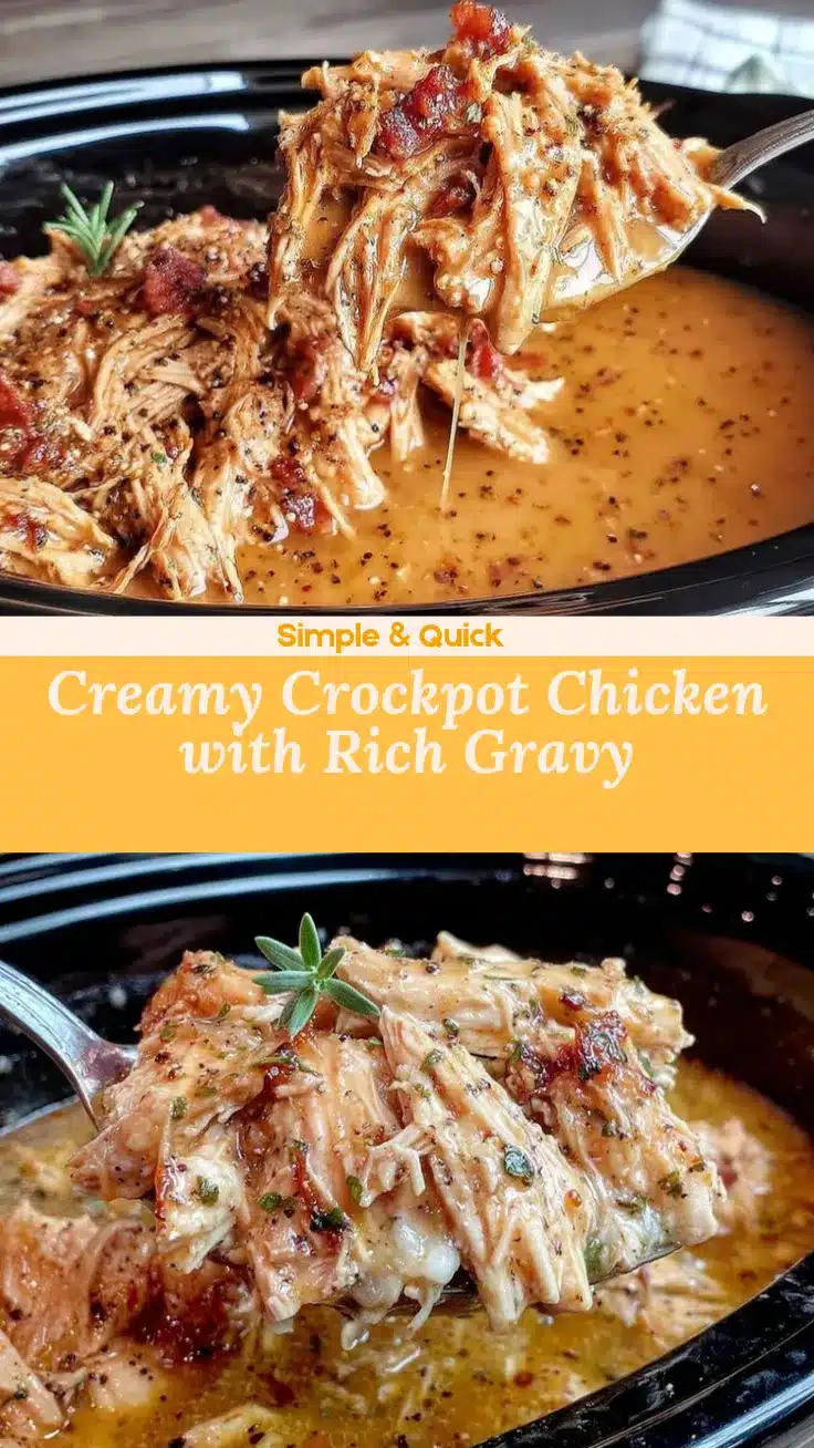 Crockpot Chicken with Gravy recipe