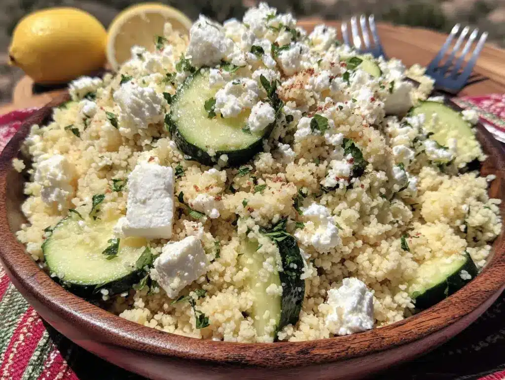 fresh couscous salad - featured image