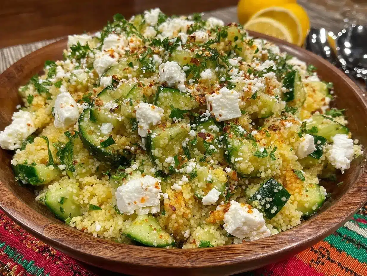 fresh couscous salad preparation steps