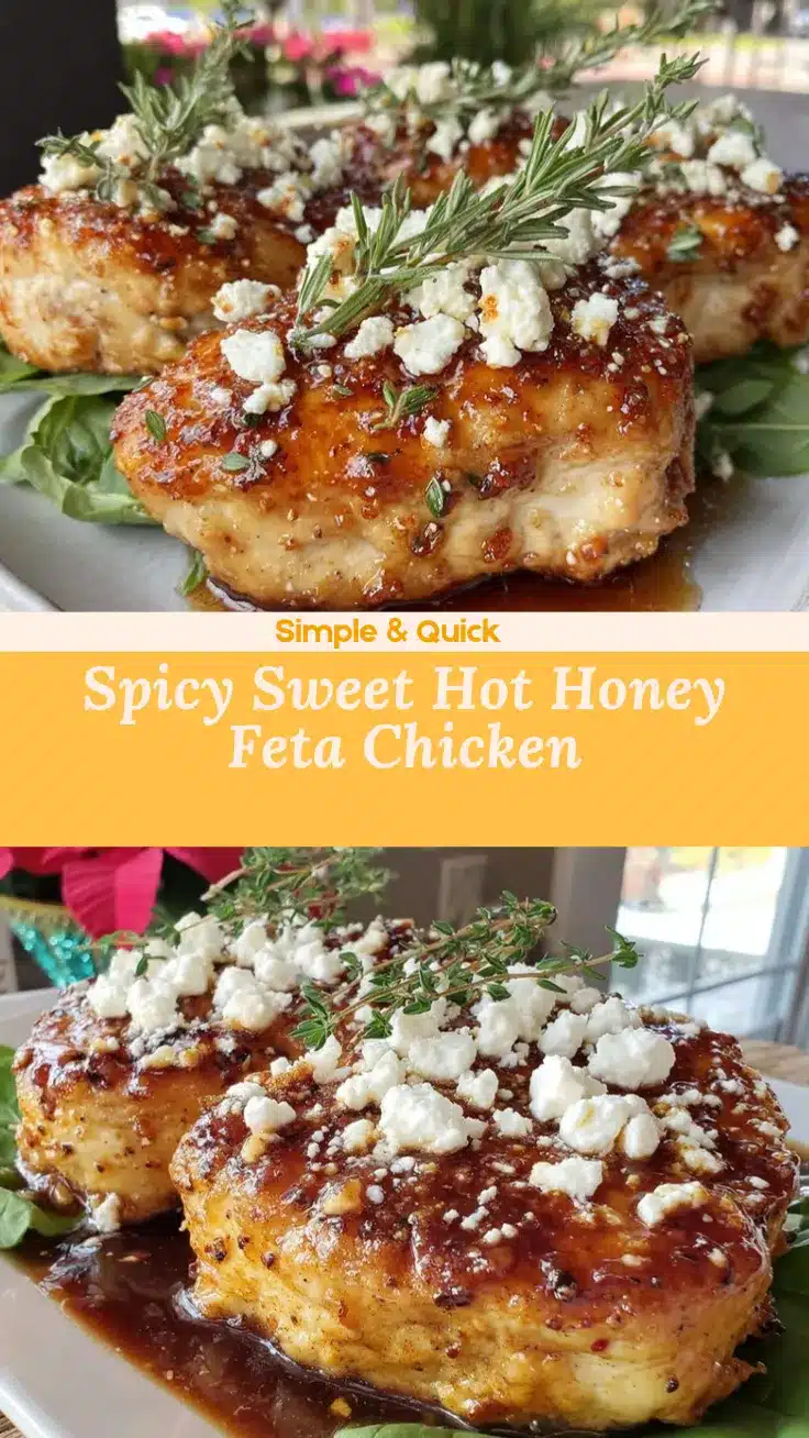 hot honey feta chicken recipe