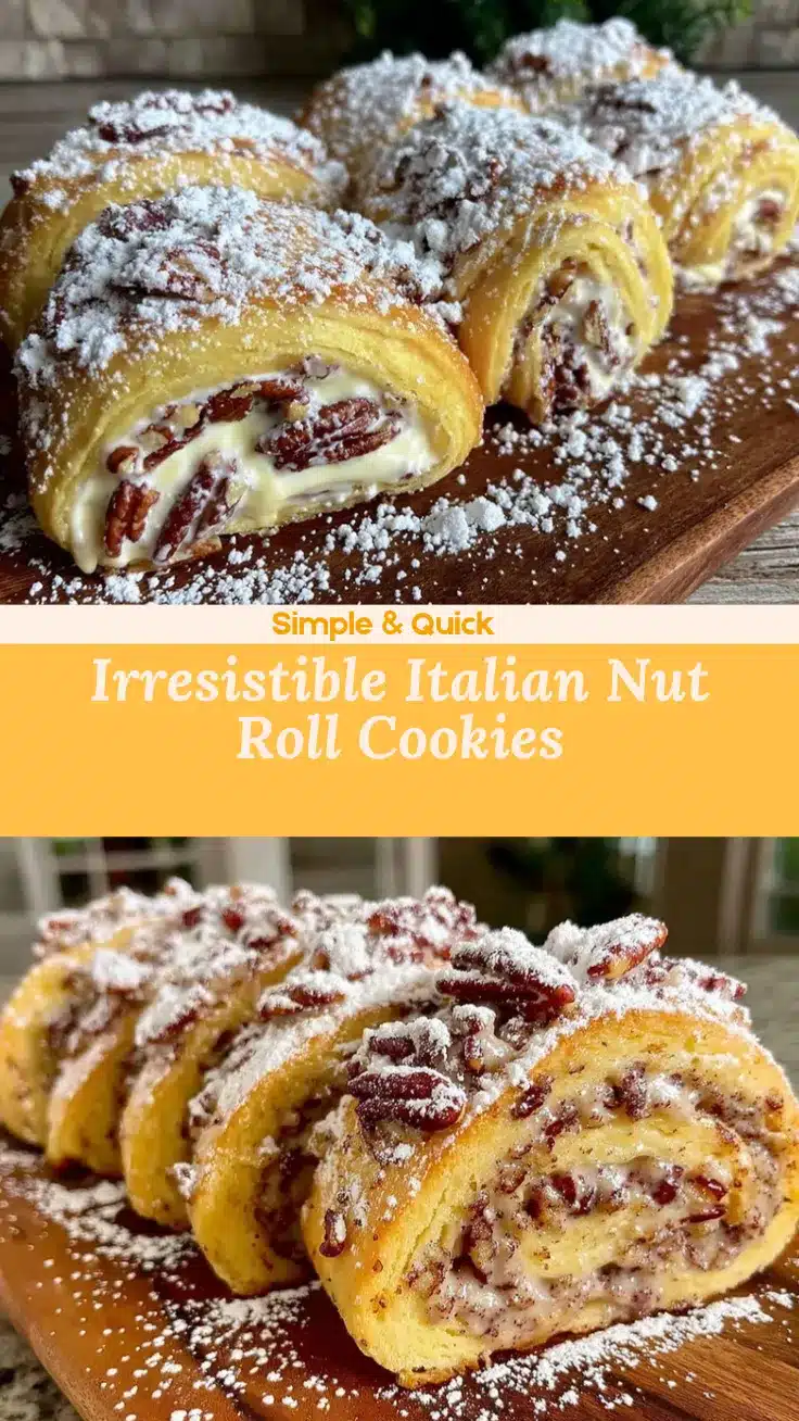 Italian nut roll cookies recipe