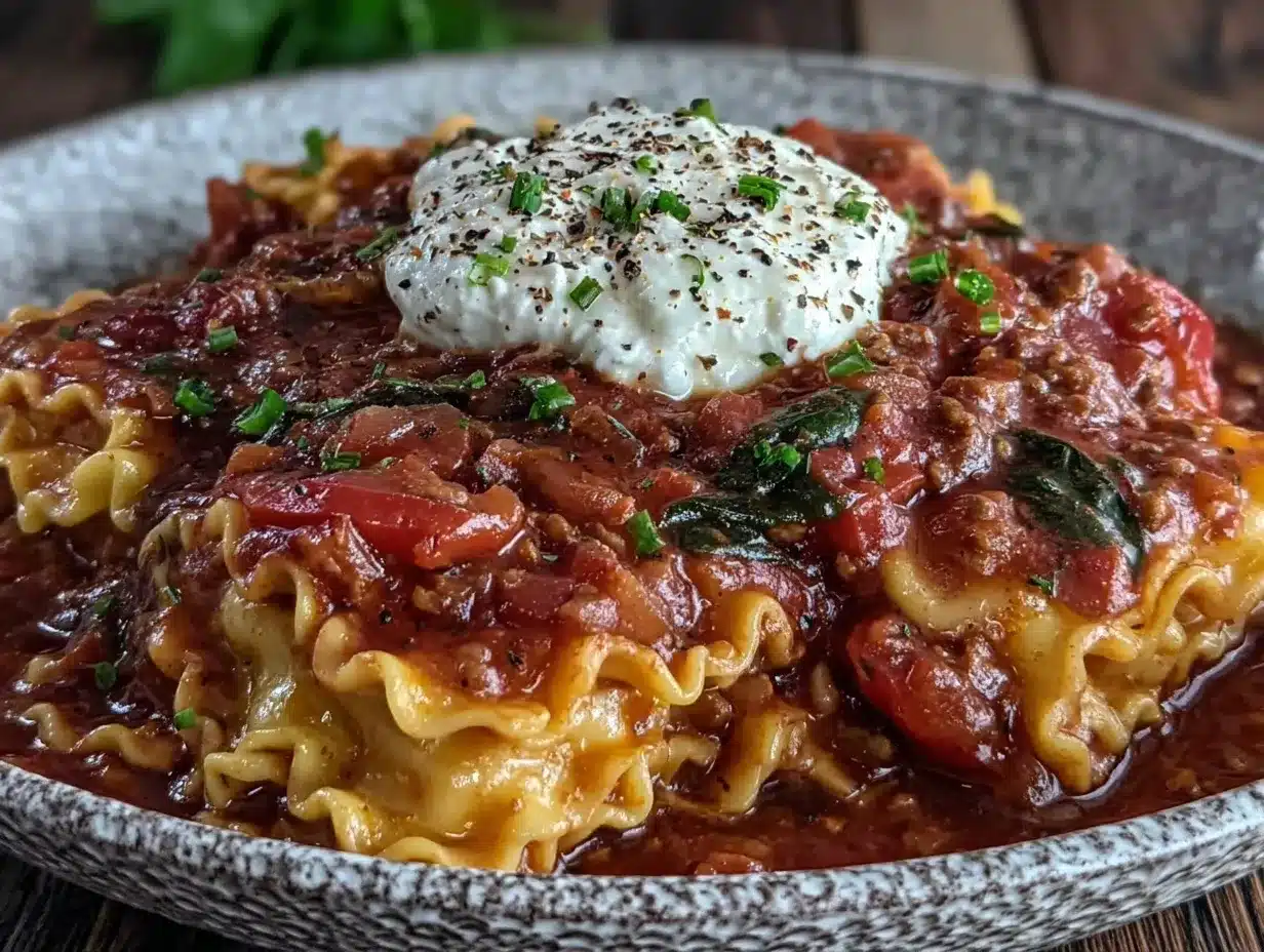 lasagna soup preparation steps