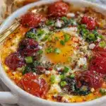 Mediterranean Baked Feta Eggs - featured image