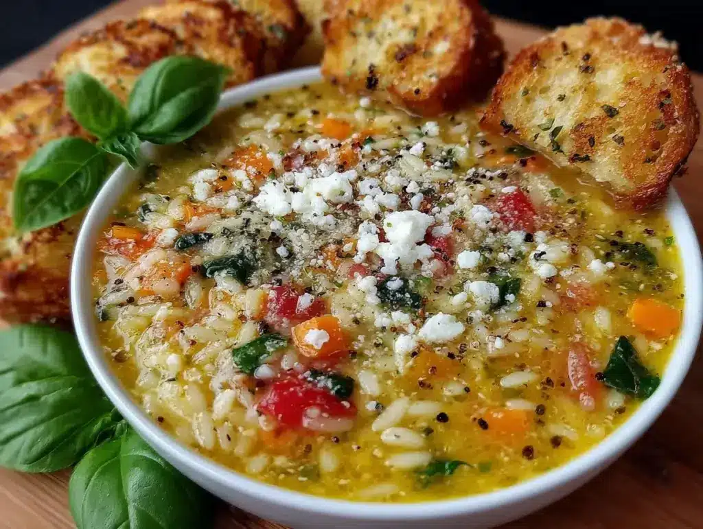 Mediterranean Orzo Soup - featured image