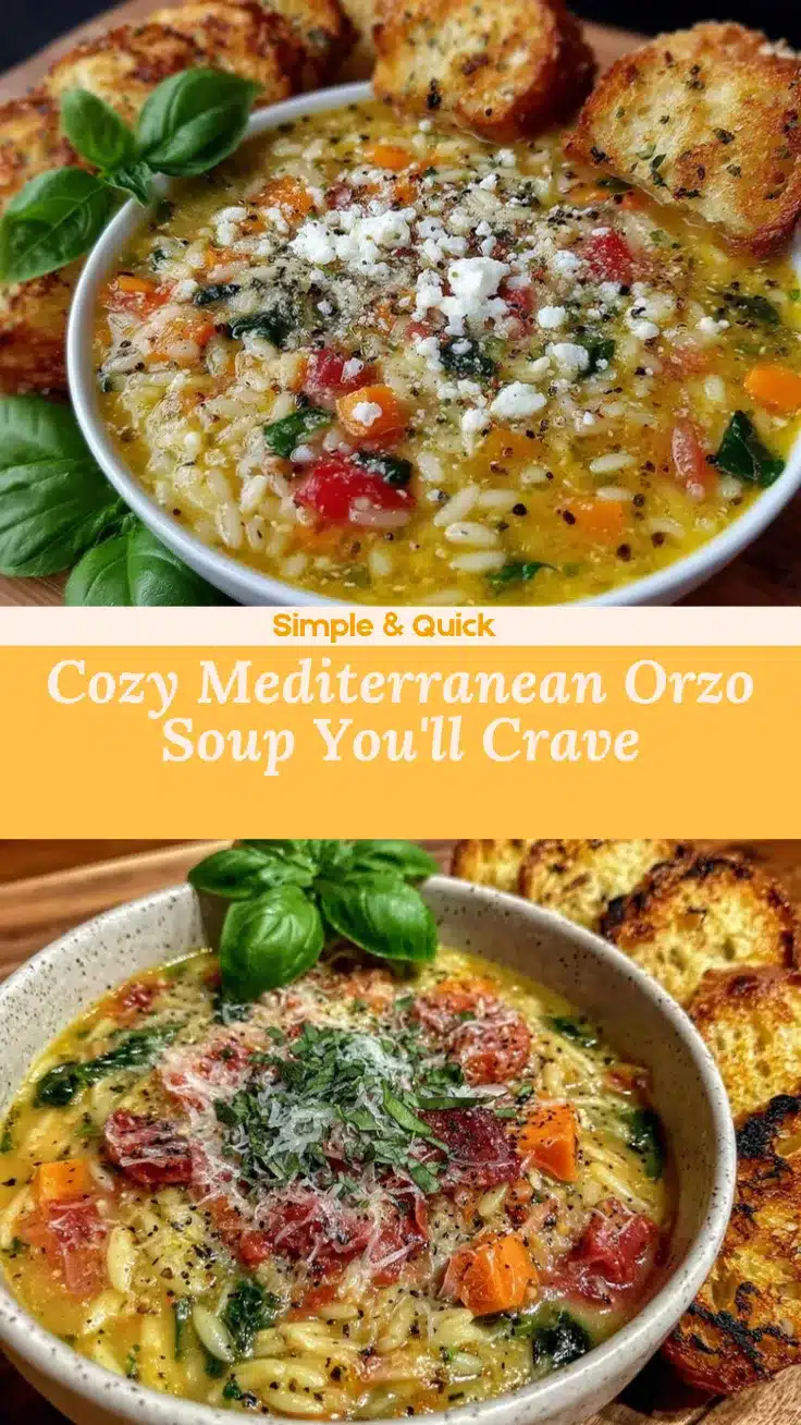 Mediterranean Orzo Soup recipe