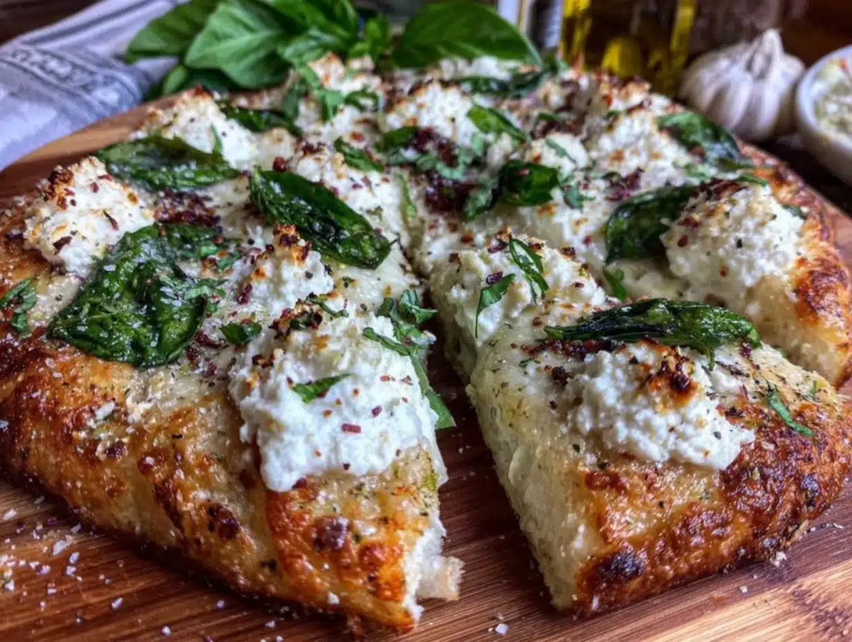 Mediterranean white pizza - featured image