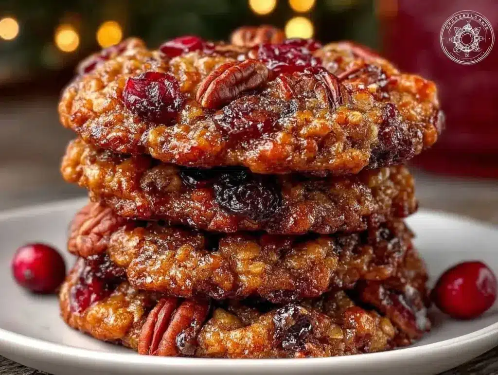 oatmeal cranberry pecan cookies - featured image