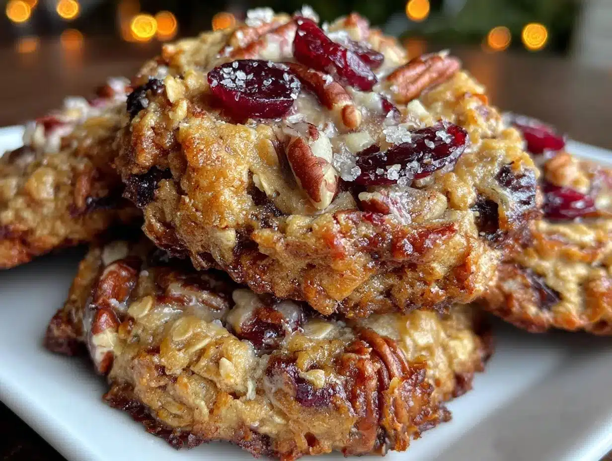 oatmeal cranberry pecan cookies preparation steps