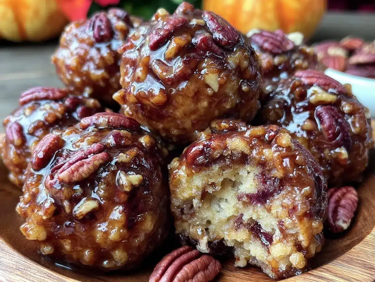 Pioneer Woman Pecan Pie Balls preparation steps