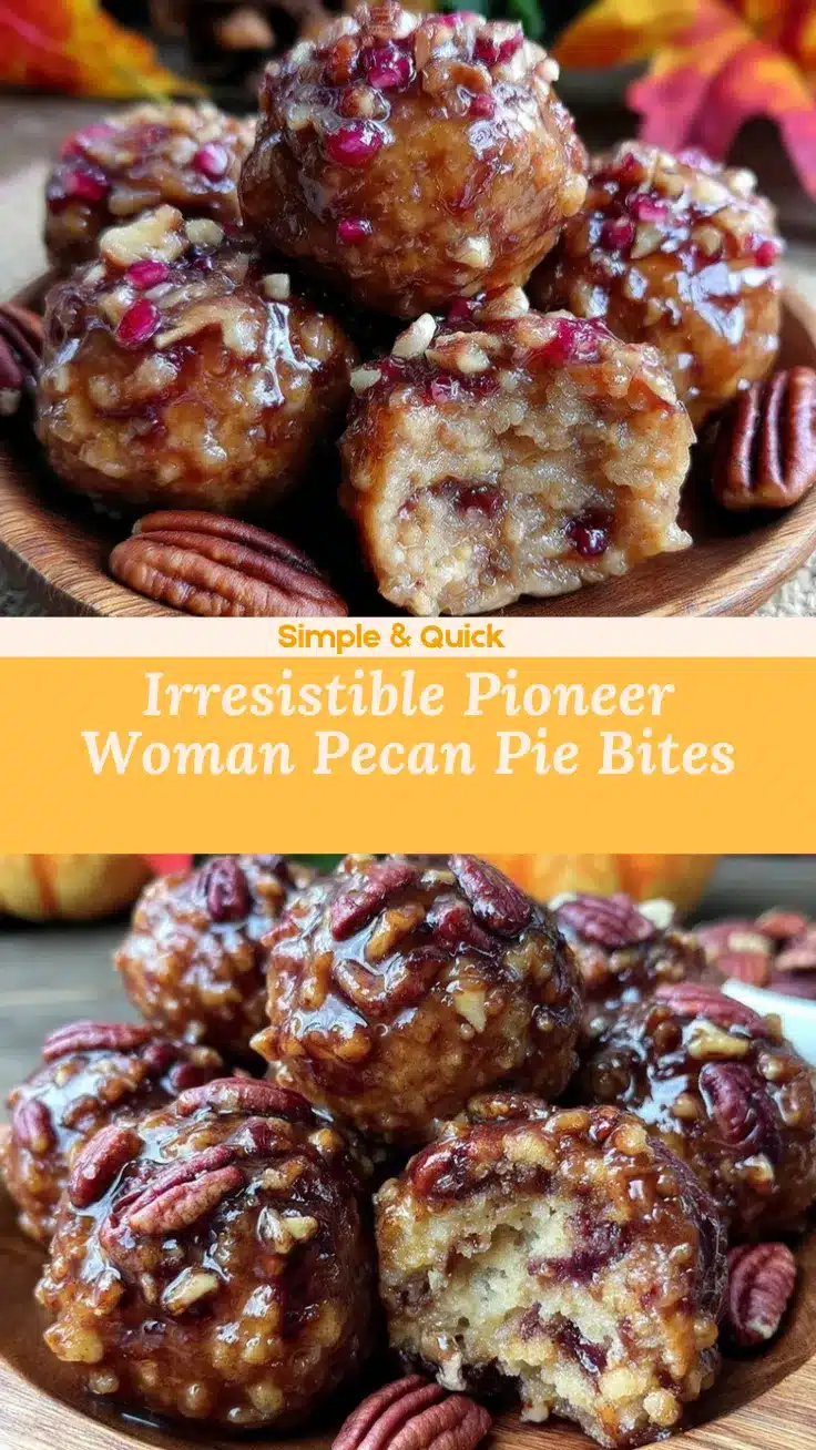 Pioneer Woman Pecan Pie Balls recipe