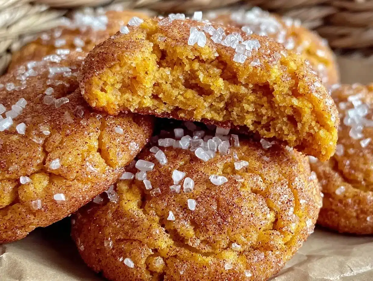 Pumpkin Snickerdoodle Cookies preparation steps