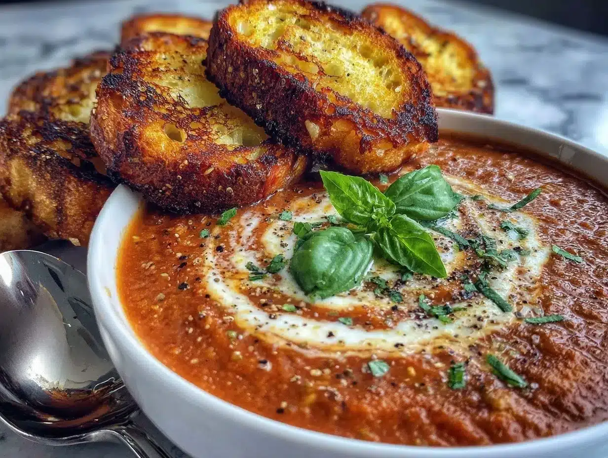 roasted tomato soup preparation steps