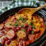 slow cooker Cajun red beans and rice - featured image