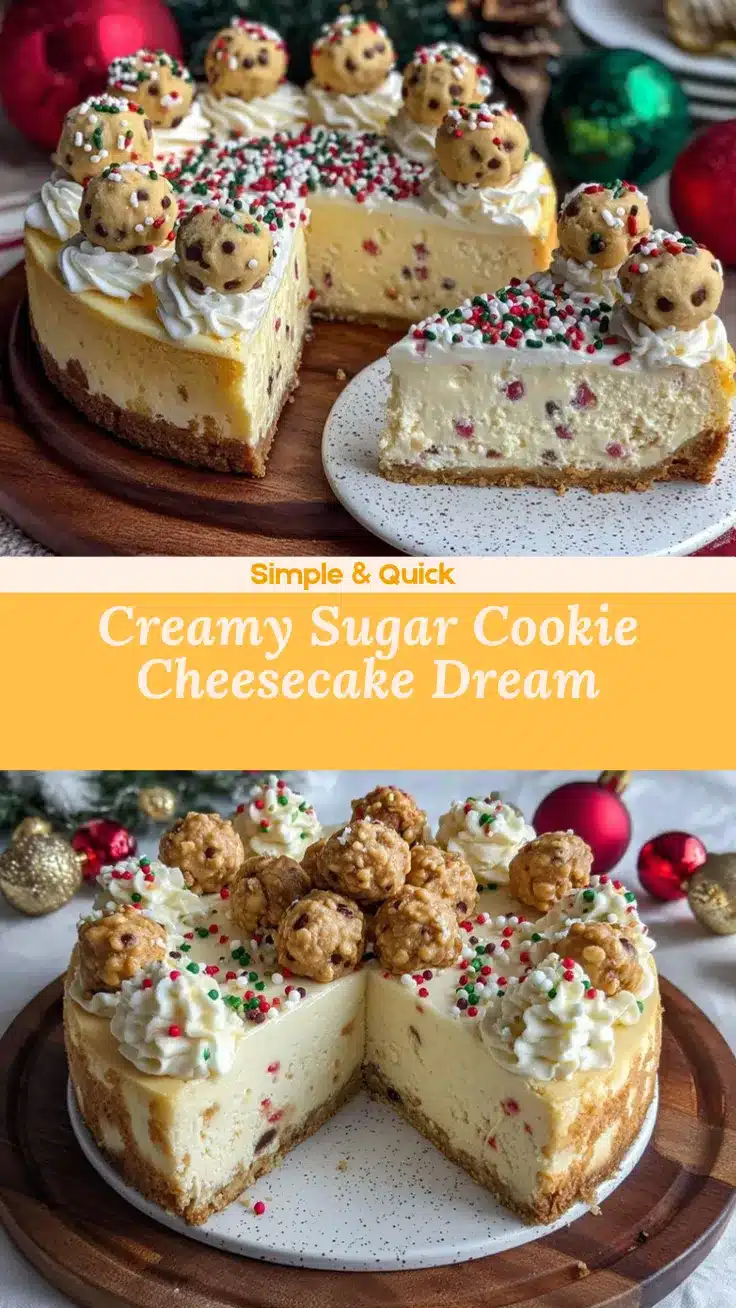 sugar cookie cheesecake recipe