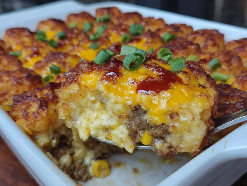 tater tot casserole - featured image