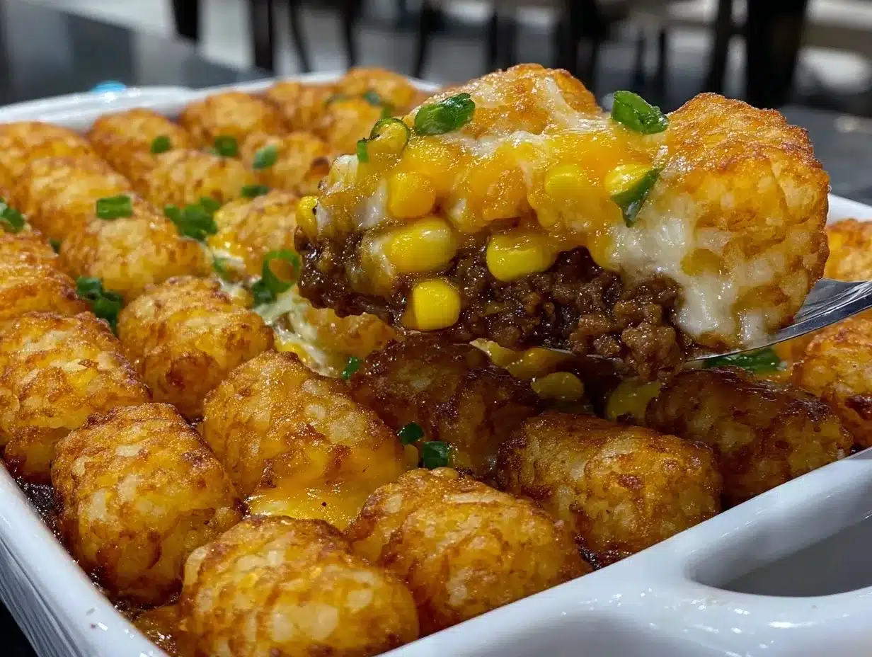 tater tot casserole preparation steps